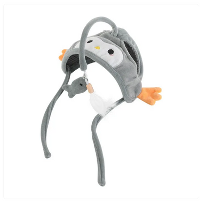 Chapeau De Chat Avec Pendentif - Costume D' Animal Amusant Pour Chats Avec Jouets