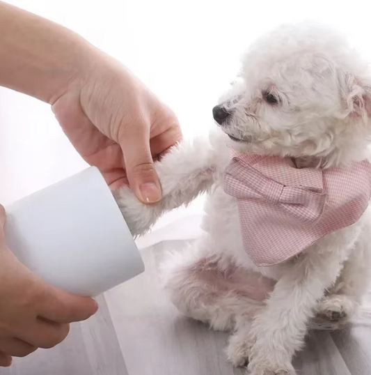 Cure - Pattes avec Brosses en Silicone pour Chiens et Chats - Nettoyage et Soin en Douceur