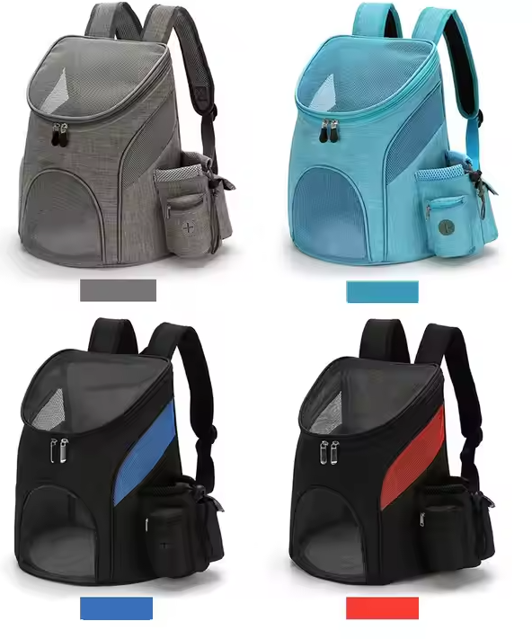 Sac à Dos de Transport pour Animaux Domestiques avec Design en Filet - Sac de Transport Confortable pour Chats et Petits Chiens