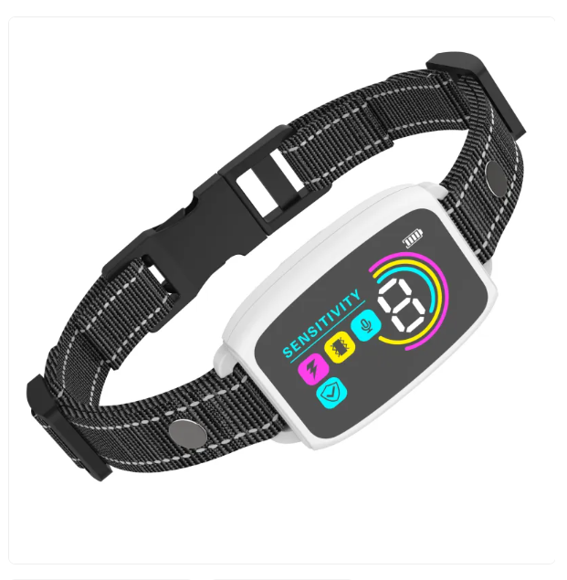 Collier De Dressage Pour Chien Avec Télécommande - 8 Niveaux De Sensibilité Vibration Mode Choc
