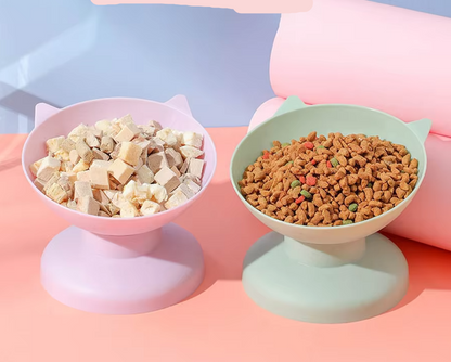 Écuelle pour Chat Inclinée à 15 Degrés pour Protéger les Cervicales