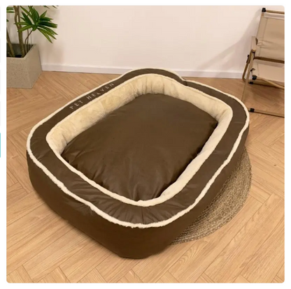Lit pour Chien à Bords Hauts - Lit Confortable pour Animaux Domestiques au Design Moderne