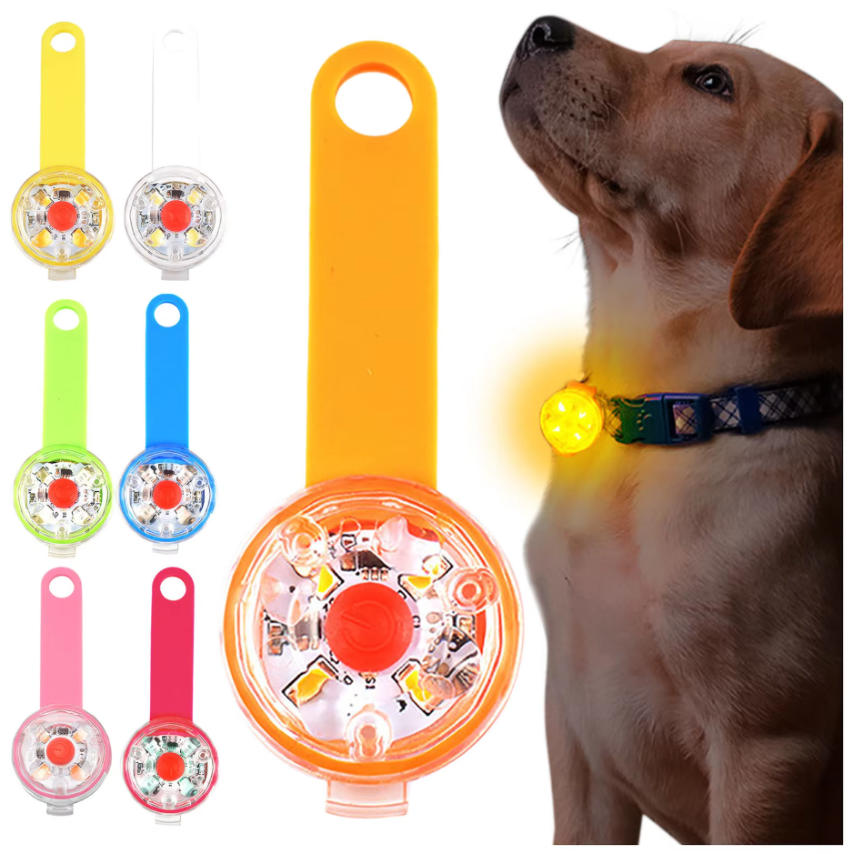 Lumière de Marque pour Chien - Lumière de Sécurité Étanche Rechargeable pour Chiens Chats