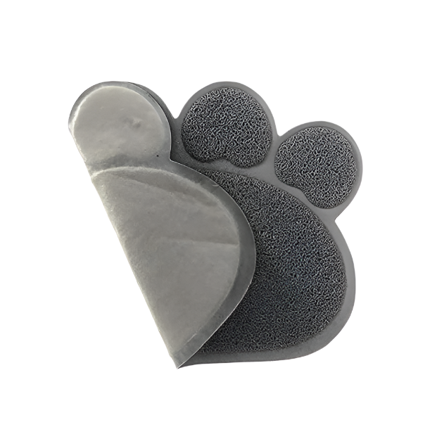 Natte De Litière Pour Chat En Forme De Patte Pour Des Sols Propres Et Moins De Pertes