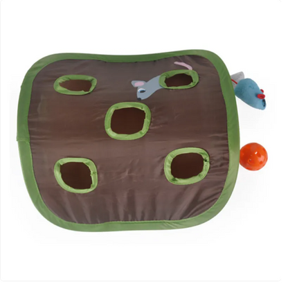 Tente Pour Chats Avec Jouets - Caverne Interactive Avec Souris Et Balles Pour Chats