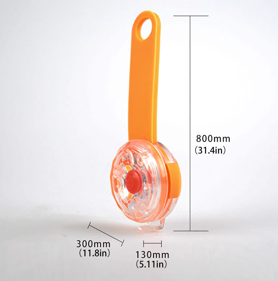 Lumière de Marque pour Chien - Lumière de Sécurité Étanche Rechargeable pour Chiens Chats