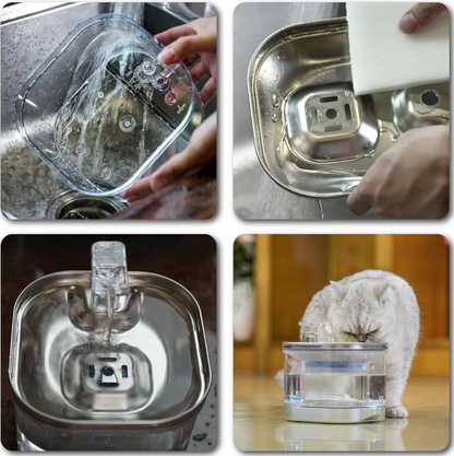 Fontaine Automatique pour Chats et Chiens - Distributeur D' Eau Silencieux avec Filtre