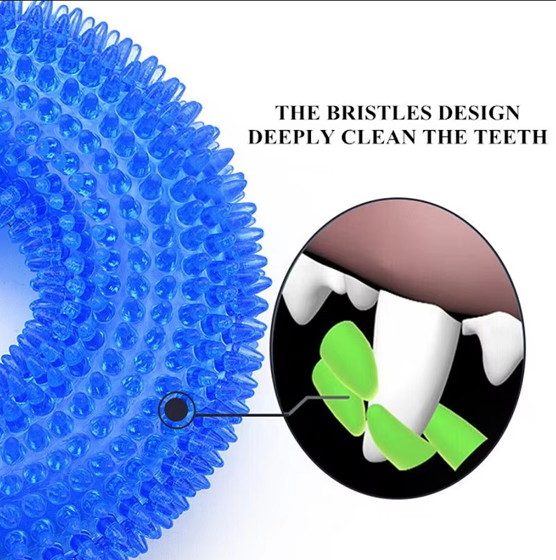 Jouets pour Chiens Anneau de Dentition - Jouet de Dentition Robuste pour le Massage des Dents