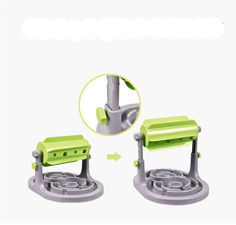 Distributeur De Nourriture Interactif Pour Chiens Avec Fonction Rotative Et Écuelle Anti-glissement