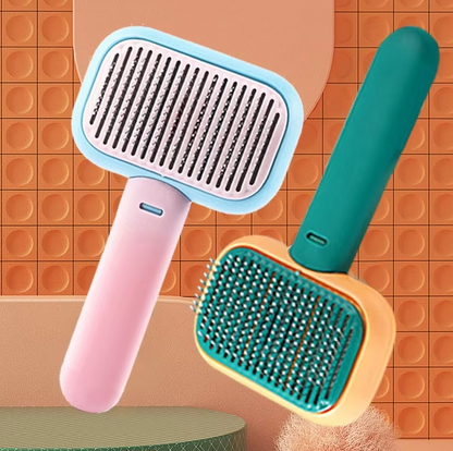 Brosse à Cheveux avec Fonction de Démêlage - Conception Innovante pour le Soulagement de la Douleur et le Démêlage Rapide