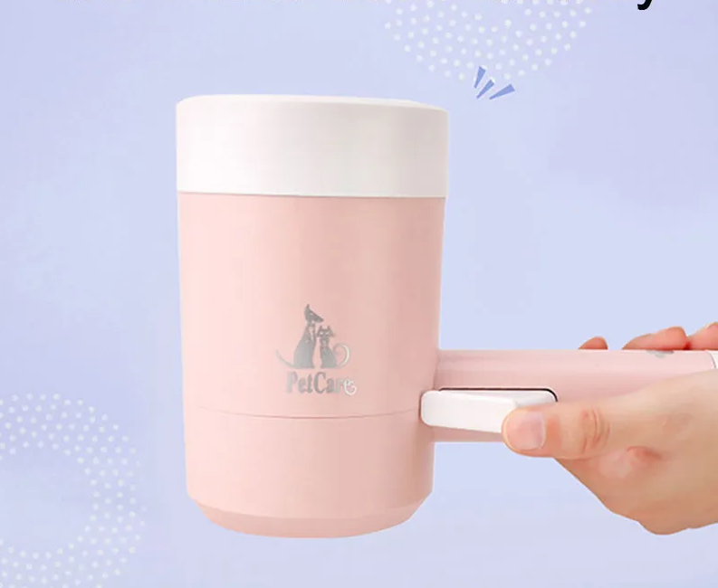 Nettoyeur de Pattes Électrique avec Fonction de Séchage pour des Pattes de Chien Propres