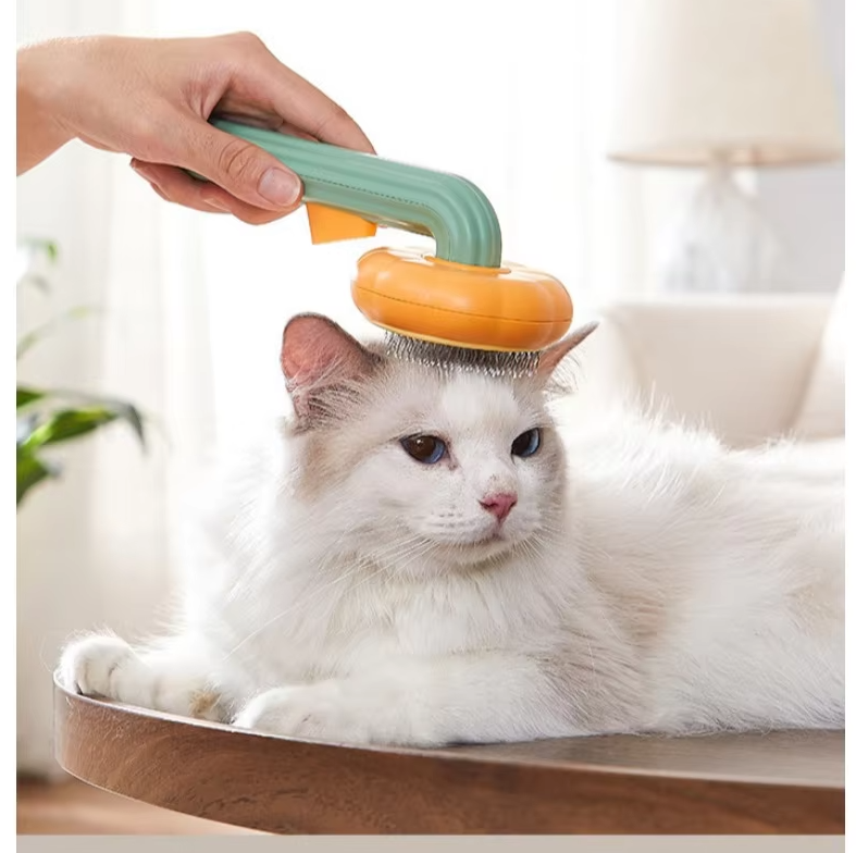 Brosse à Poils pour Chats - Soin Doux pour les Poils de Chats