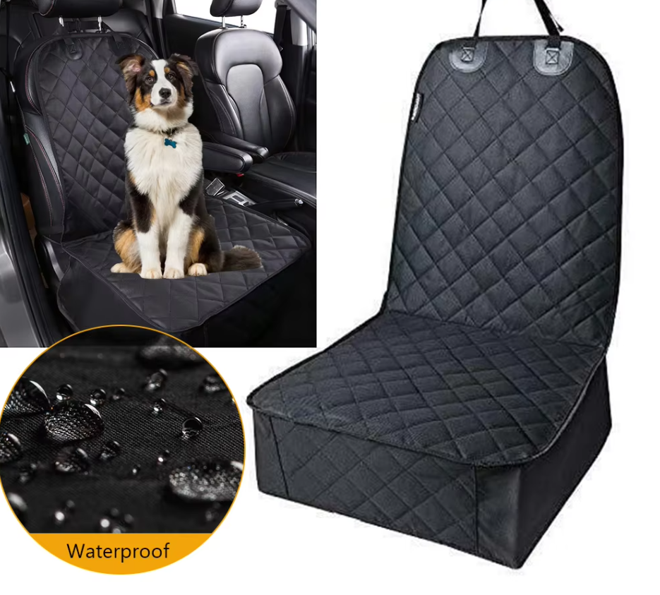 Protection de Siège avant Imperméable pour Chiens - Couverture de Siège de Voiture Antidérapante avec Protection contre les Éraflures