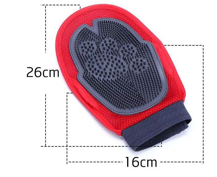 Gant de Bain pour Chien - Brosse de Massage et de Pelage pour Chiens pour un Nettoyage et un Soin en Douceur