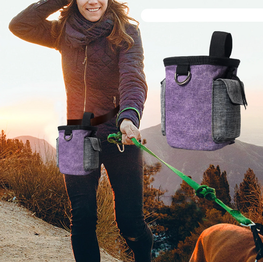 Sac Pour Chien Avec Écuelle Pliable - Sac Portable Pour Les Snacks Et Les Accessoires