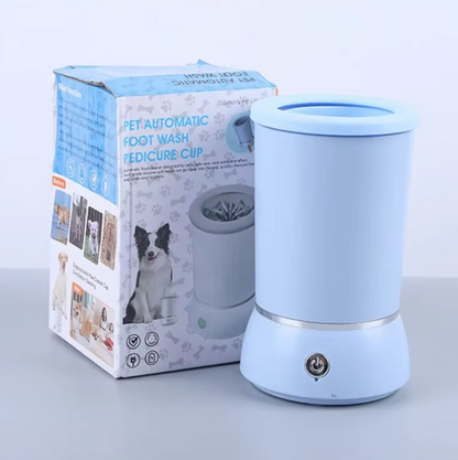 Nettoyeur de Pattes Électrique pour Chiens avec Nettoyage en Profondeur à 360 °