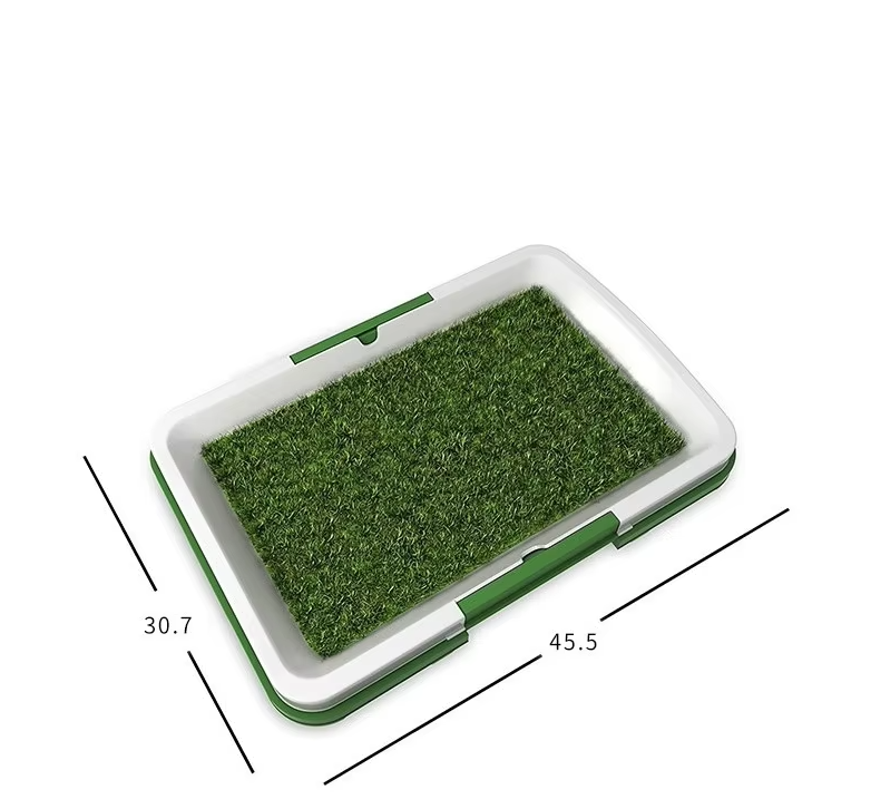 Tapis de Toilette pour Chiens avec Gazon Artificiel - Tapis Antidérapant pour L' Intérieur et L' Extérieur