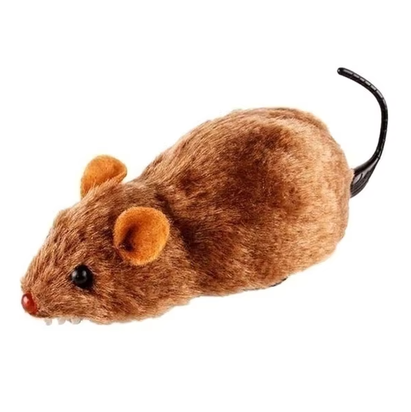 Souris Électrique pour Chats - Souris de Course Interactive pour le Plaisir de la Chasse