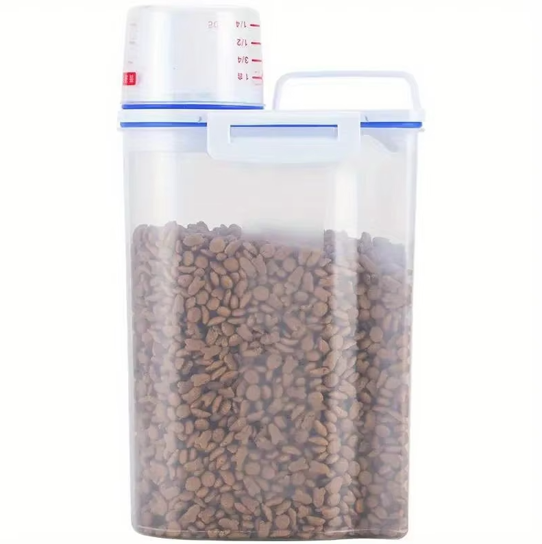 Distributeur Alimentaire pour Animaux de Compagnie avec Gobelet Gradué