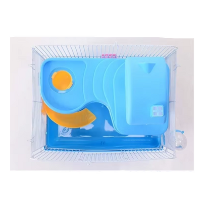 Cage pour Hamsters avec Étages et Biberon - Cage Compacte pour Rongeurs