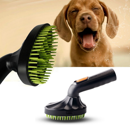 Brosse à Poils D' Animaux pour Aspirateur avec Poils en Silicone et Poignée Ergonomique