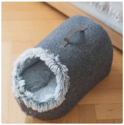 Lit De Maison Pour Chats Avec Bord Moelleux Pour Un Confort Ultime