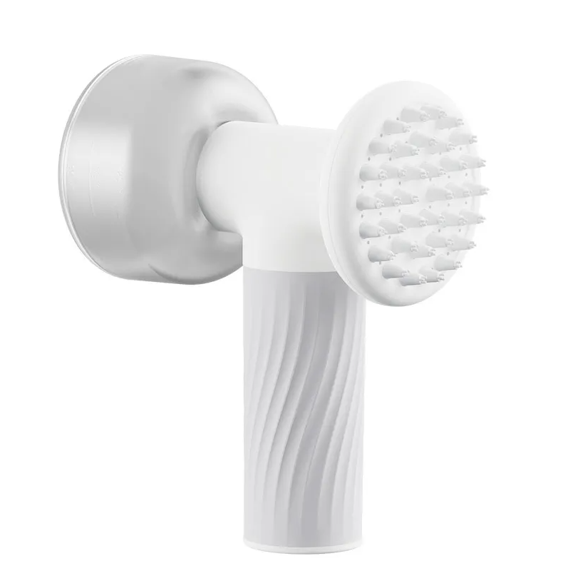 Brosse Électrique pour Chiens avec Fonction Massage - Soin en Douceur et Nettoyage en Profondeur avec Recharge Usb