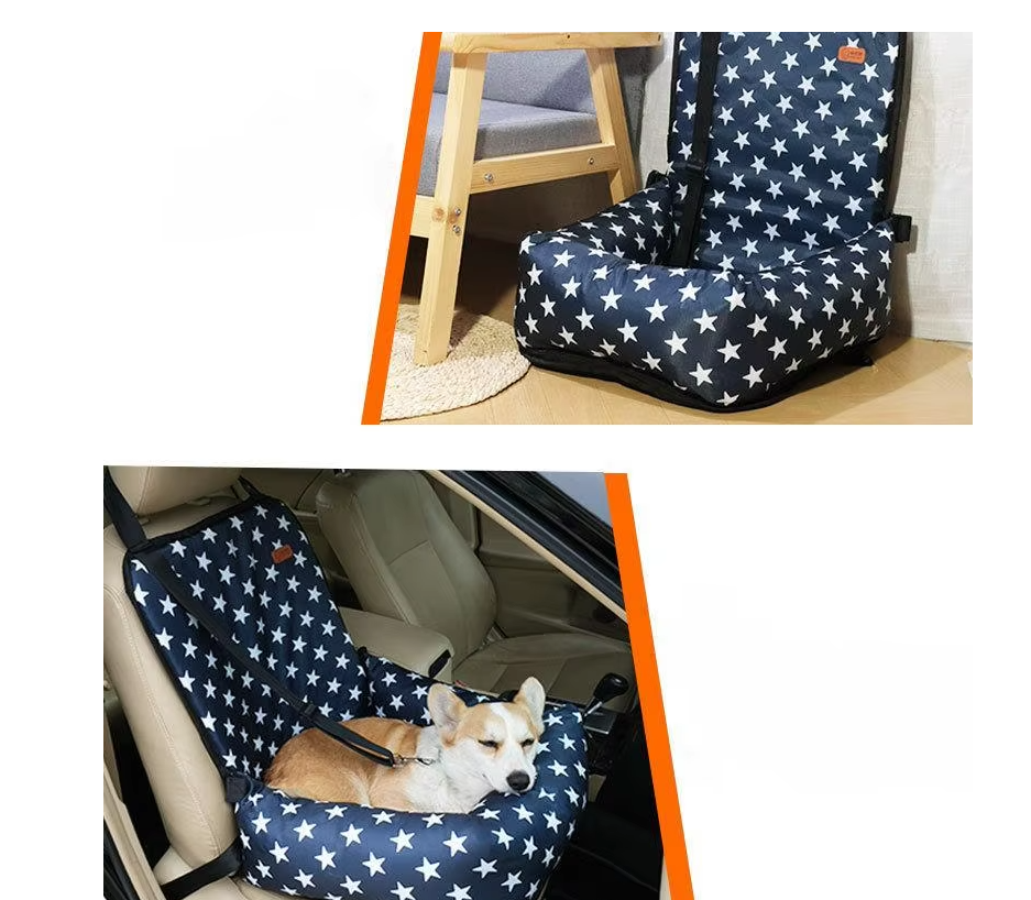 Siège pour Chien en Voiture - Siège de Sécurité pour Chiens avec Sangles et Rembourrage Doux