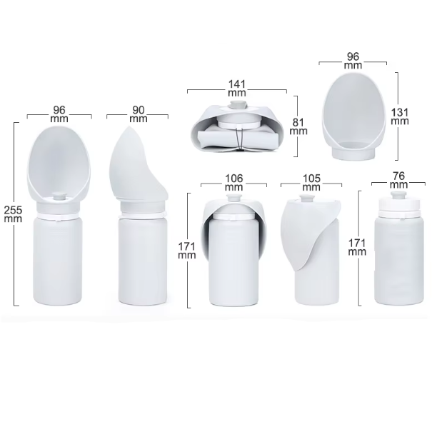 Bouteille D' Eau de Voyage avec Écuelle Dépliable