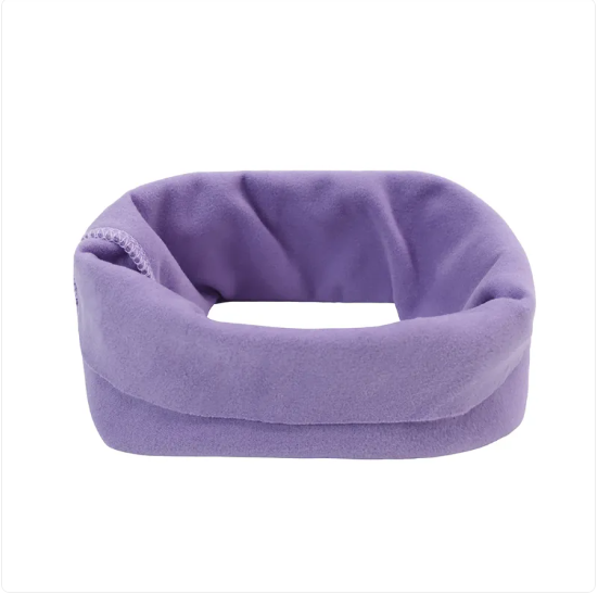 Coussin Cervical Confortable En Noir Et Violet Pour Détente