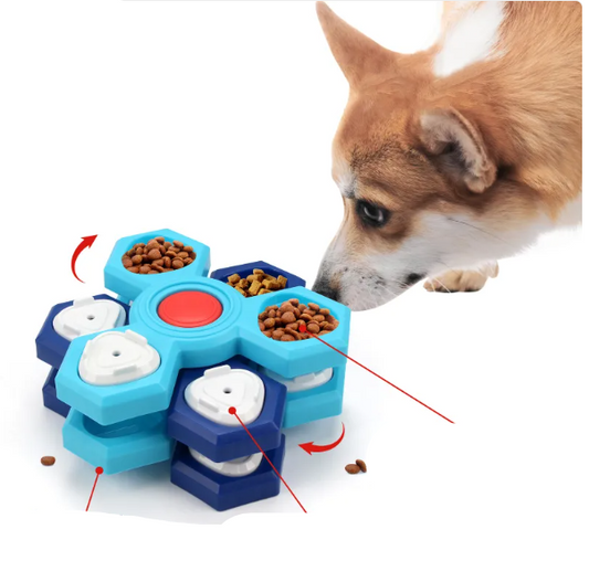Jouets Interactifs Pour Chiens - Puzzle De Nourriture Pour Stimuler L' Esprit Et Favoriser La Digestion