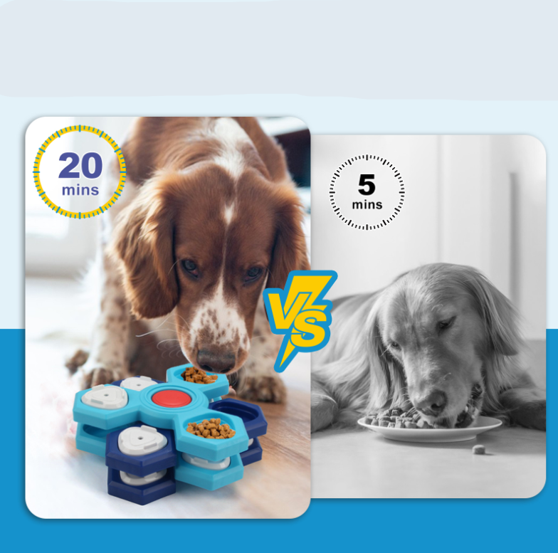 Jouets Interactifs Pour Chiens - Puzzle De Nourriture Pour Stimuler L' Esprit Et Favoriser La Digestion