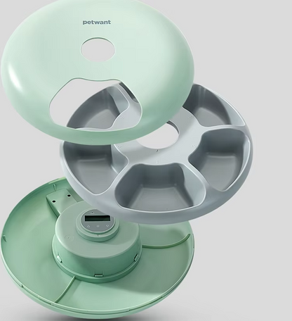 Ecuelle Automatique pour Animaux Domestiques - Distributeur Numérique de Nourriture en Différentes Couleurs