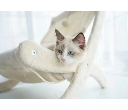 Chat-relax avec Surface à Gratter - un Meuble Confortable pour Dormir et Se Gratter