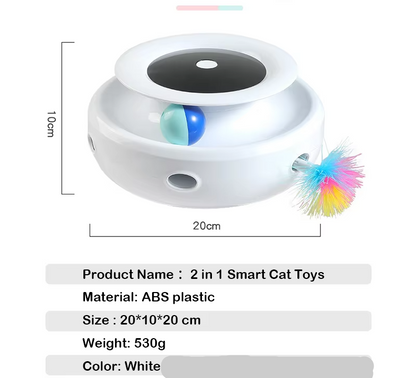 Jouet Interactif pour Chats avec Mouvement Led - Lumière