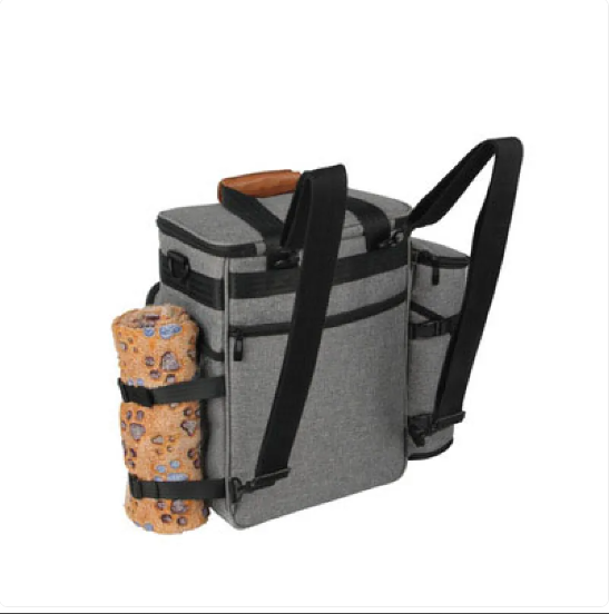 Sac Pour Chien Pratique Pour Les Voyages - Multifonctionnel Avec Des Compartiments Pour Les Jouets Et La Nourriture