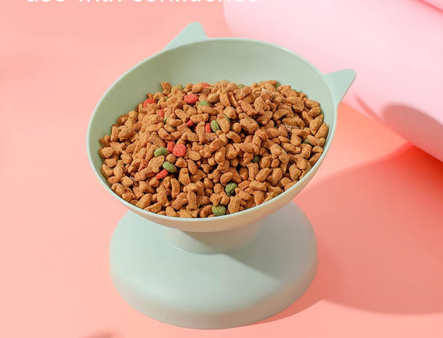 Écuelle pour Chat Inclinée à 15 Degrés pour Protéger les Cervicales