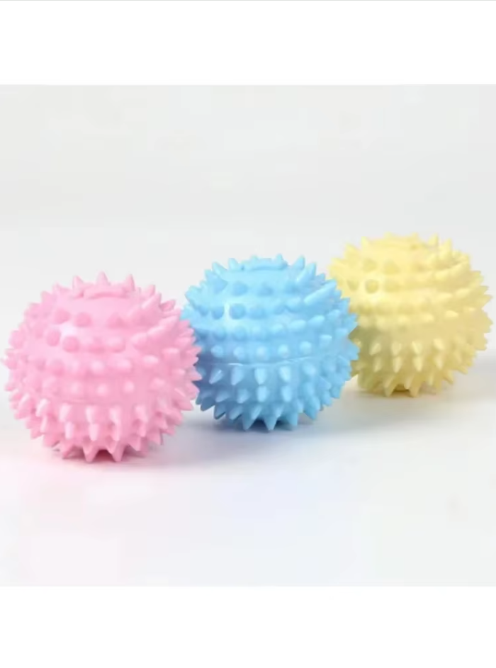 Balle À Picots Jouet Pour Chien - Balle À Mâcher En Caoutchouc Souple Pour L' Hygiène Dentaire