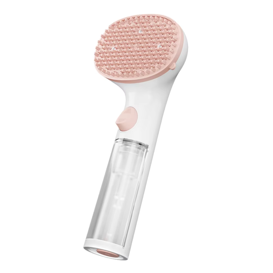 Brosse À Mousse Sèche Pour Animaux Domestiques Avec Distributeur De Nettoyage Intégré