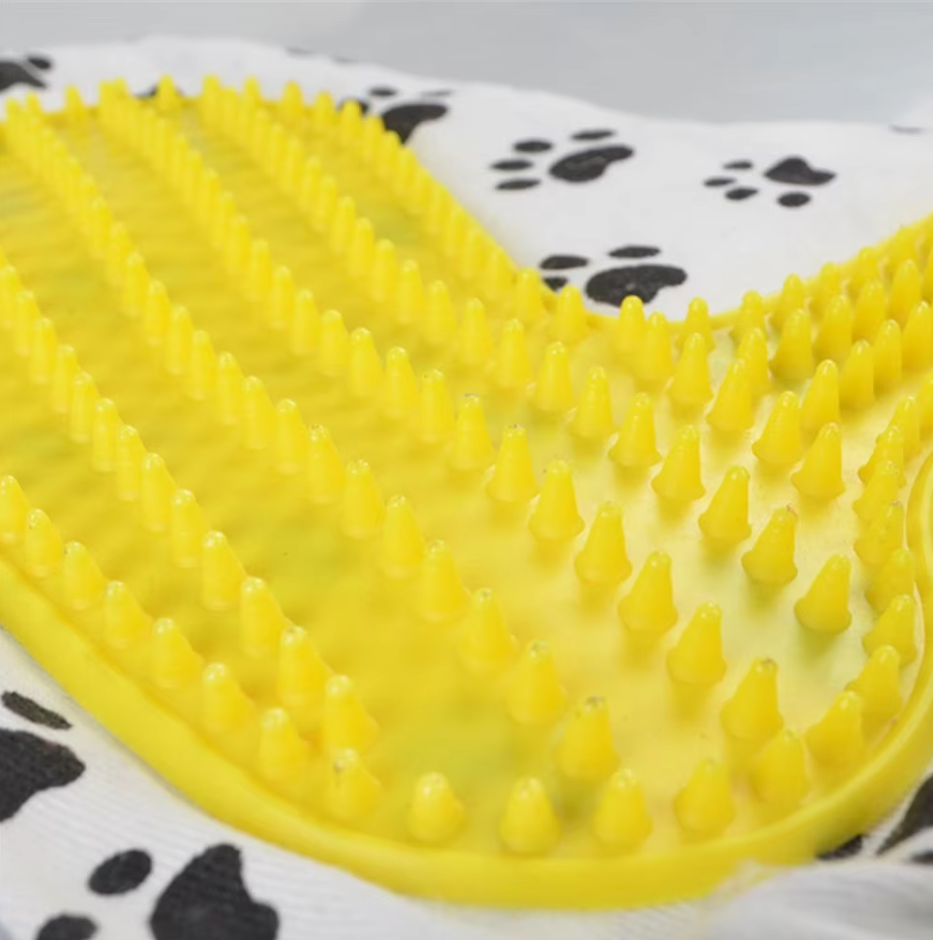 Gant de Soin pour Animaux de Compagnie pour Chiens et Chats - Gant de Massage à Picots Souples