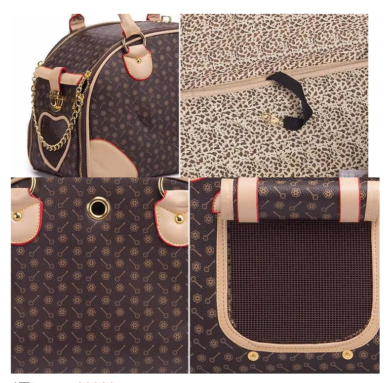 Sac pour Chien avec Fenêtre - Panier de Transport pour Animaux de Compagnie Robuste et Élégant