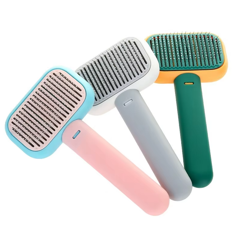 Brosse à Cheveux avec Fonction de Démêlage - Conception Innovante pour le Soulagement de la Douleur et le Démêlage Rapide
