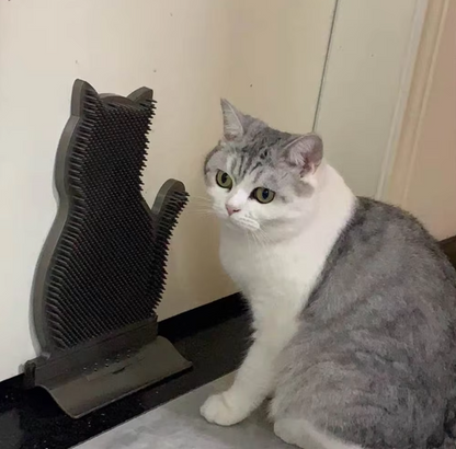 Porte-serviettes en Silicone en Forme de Chat avec Fonction Antidérapante