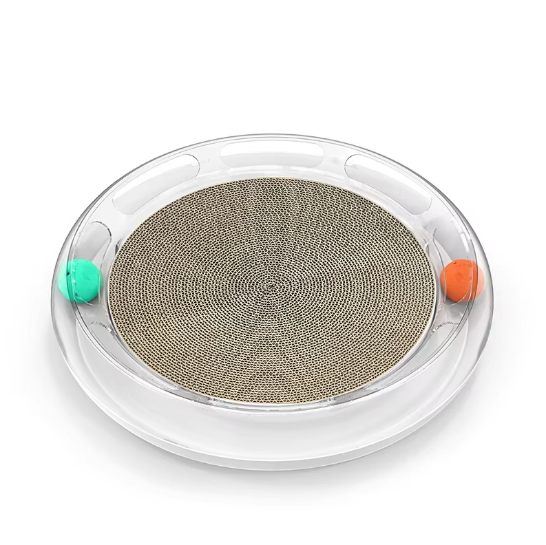 Jouets Interactifs pour Chats - Griffoir avec Balles pour des Heures de Plaisir