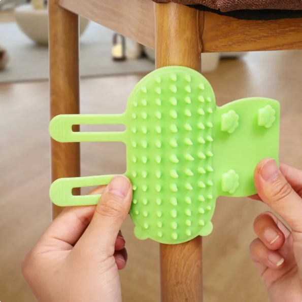 Brosse à Gratter pour Chats pour Soulager les Démangeaisons - Brosse en Silicone Multicolore pour Animaux de Compagnie