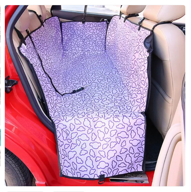 Housse de Siège Auto pour Animaux Domestiques - Antidérapante et Imperméable pour Chiens et Chats