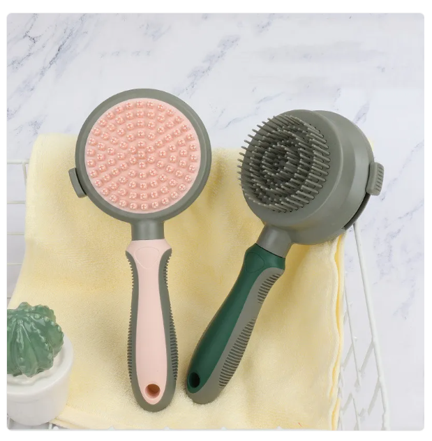 Brosse à Chat pour le Soin du Pelage - Tête de Brosse à Double Face pour Démêler