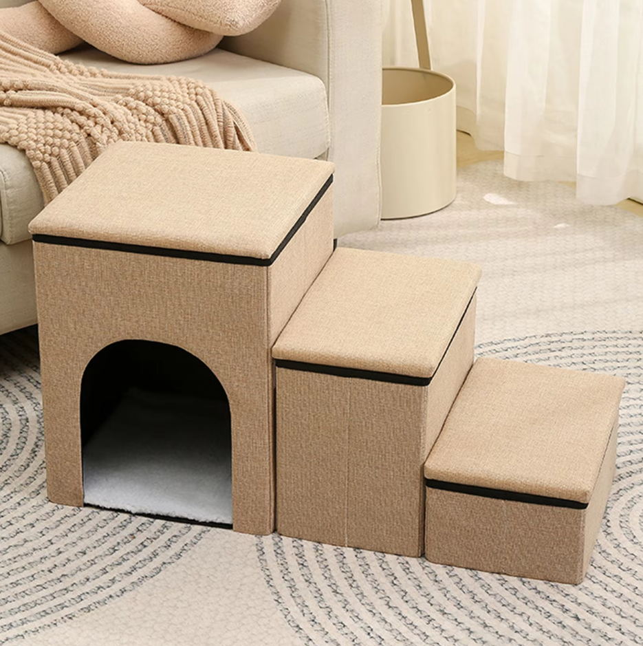 Escalier et Rampe pour Animaux Domestiques - Stable et Pliable , pour Chiens et Chats