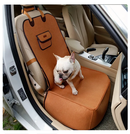 Siège pour Chien en Voiture - Siège pour Chien Confortable et Sûr pour la Voiture avec Sangle de Fixation