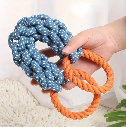 Jouets pour Chiens Os à Mâcher - Jouet en Corde Robuste pour les Jeux de Morsure et de Traction